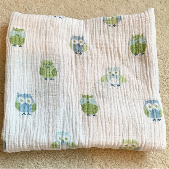 owl swaddle blanket